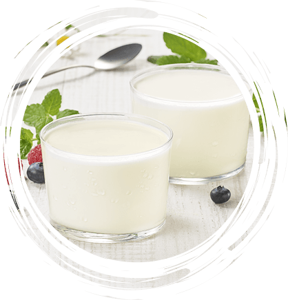 Yaourt bio en verrines