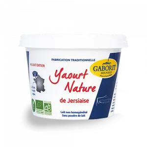 Yaourt bio au lait entier de vache Jersiaise - format familial