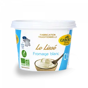 fromage blanc bio 0% lissé - allégé en matière grasse