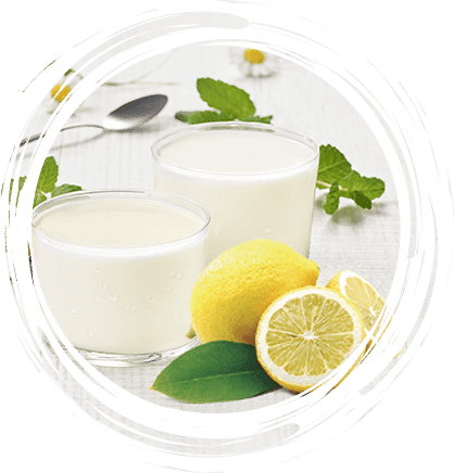 Verrines de yaourt au citron