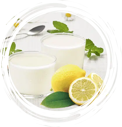 Verrines de yaourt au citron