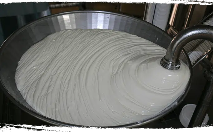 Fabrication du fromage blanc