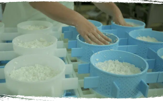 Moulage à la main fromage