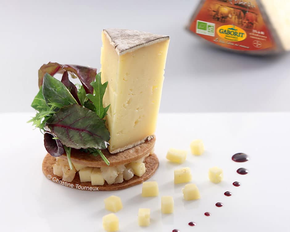 Sablé aux poires et tomme bio