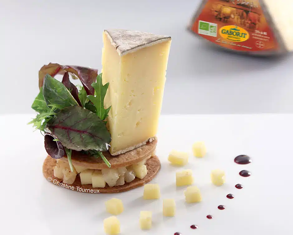 Sablé aux poires et tomme bio