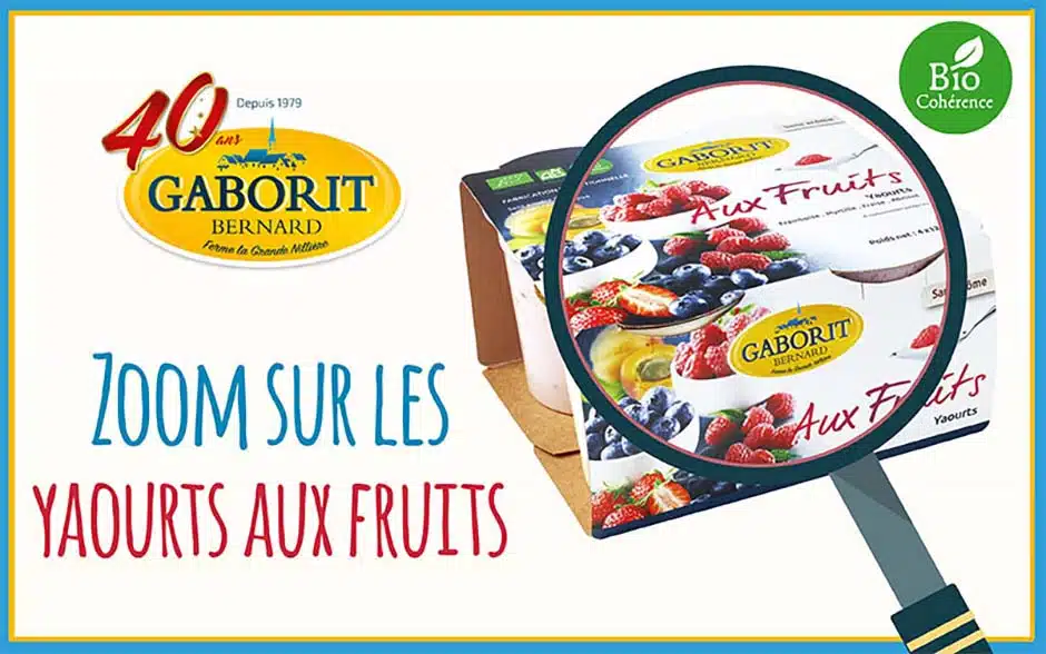 Zoom sur les yaourts bio aux fruits