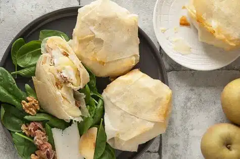 Brick pommes, jambon, fromage
