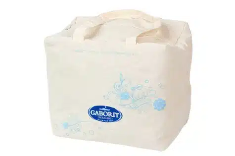 Sac isotherme coton et toile de jute