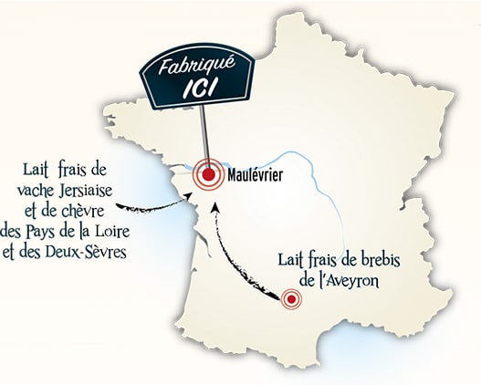 Carte France des producteurs locaux