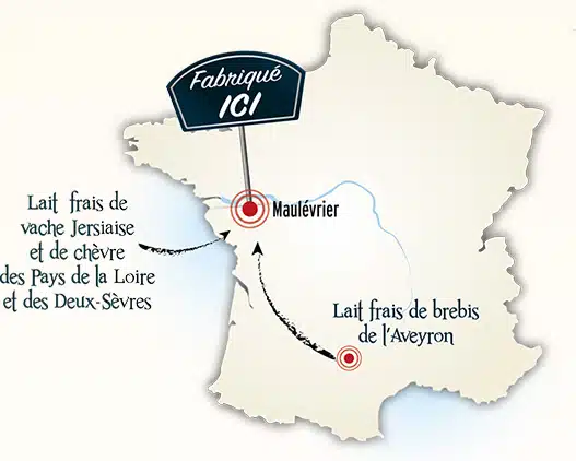 Carte France des producteurs locaux