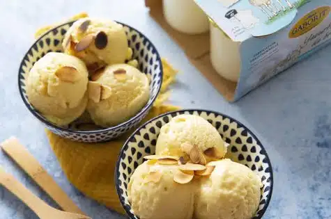 Sorbet mangue et yaourt de brebis