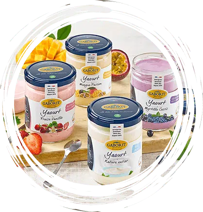Yaourt bio pots en verre 400g