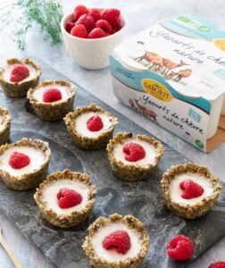 Tartelettes matcha framboise