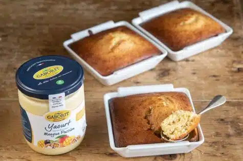 Gâteau fondant mangue passion